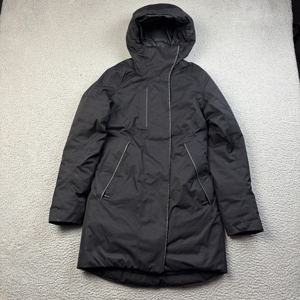 The North Face Womens Far Nothern Waterproof Goose Down Parka Jacket XS Black